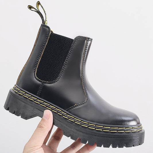 Dr Martens 2976 Double Stitch Quad Platform Boots (SW052)