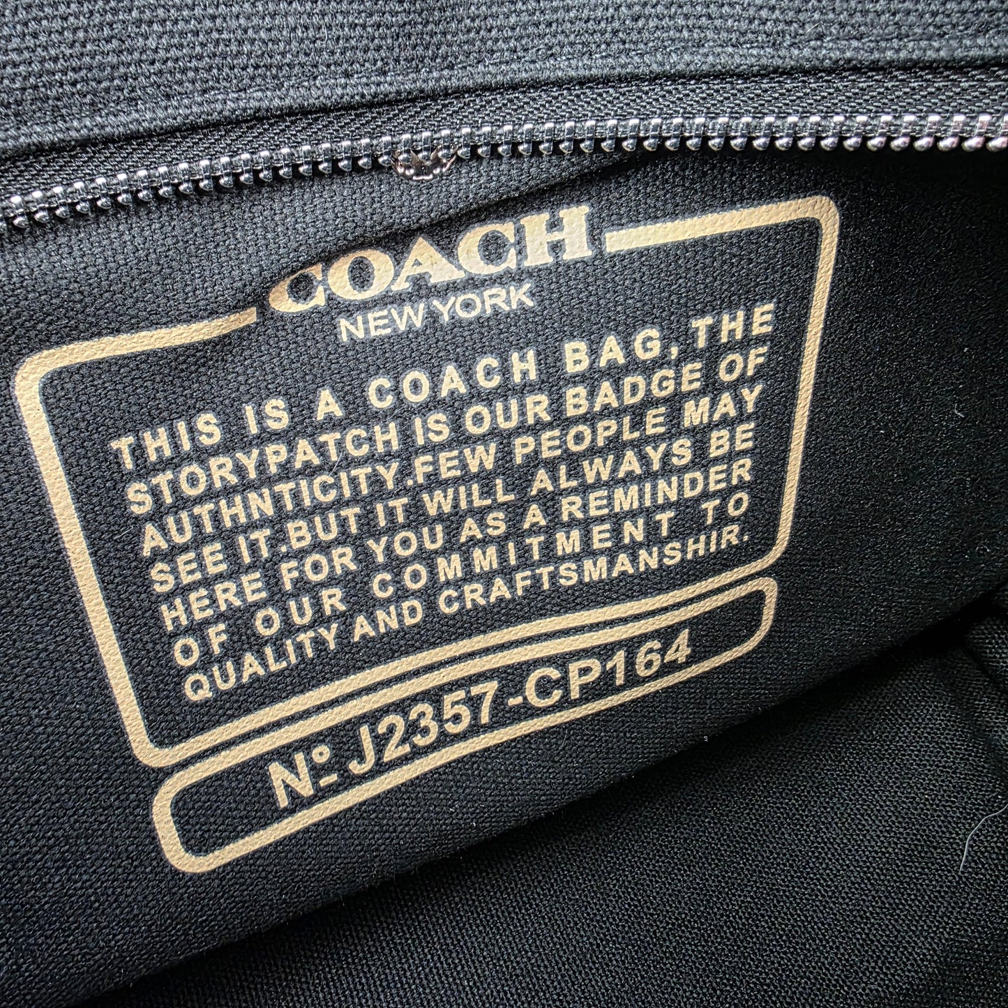 Coach Cargo Tote Bag - Black