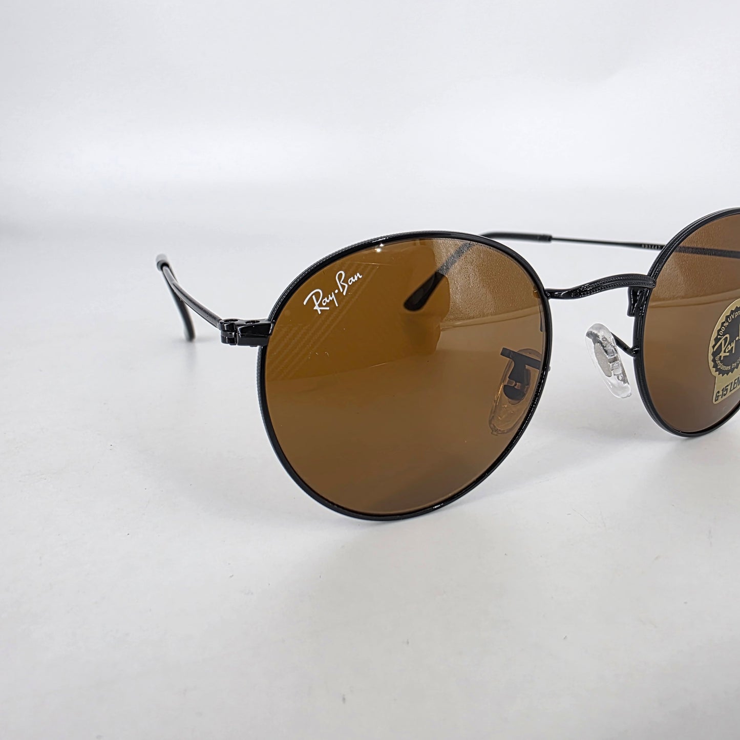 Ray-Ban Round Metal Sunglasses - Black & Yellow