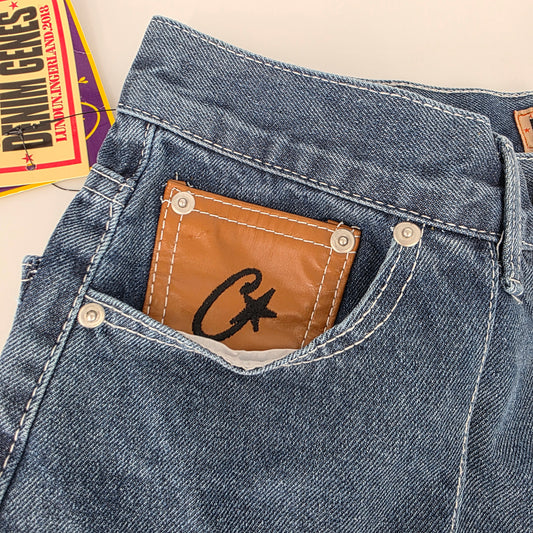 Corteiz Denim Shorts - Blue (M/30-32)