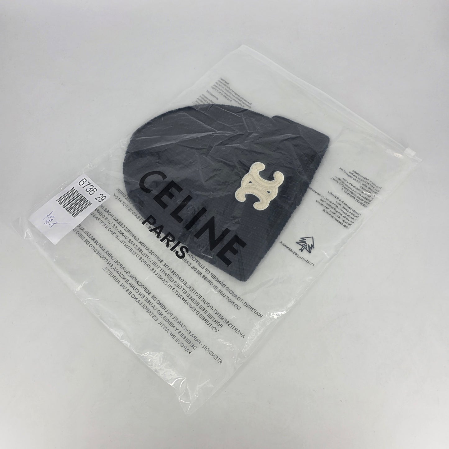 Celine Knitted Beanie - Black