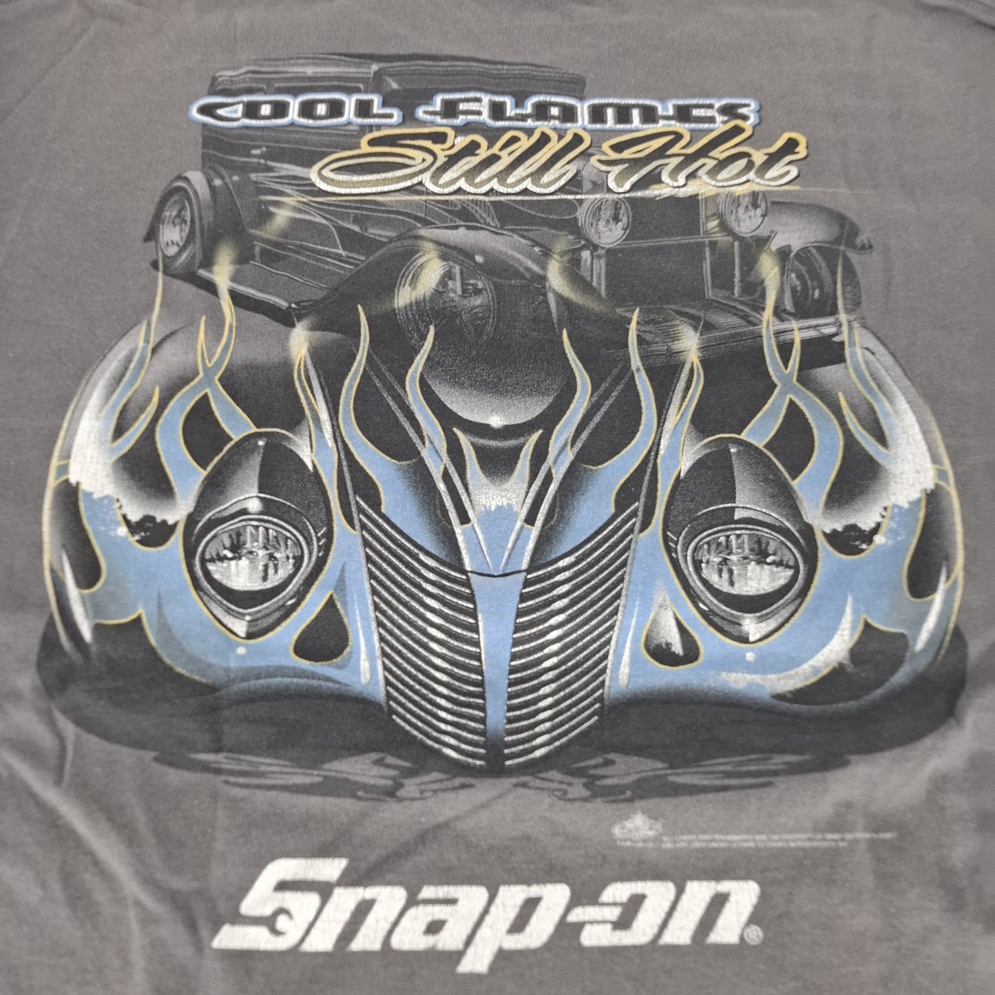 Snap-On Cool Flames Vintage Car Tee (2XL)