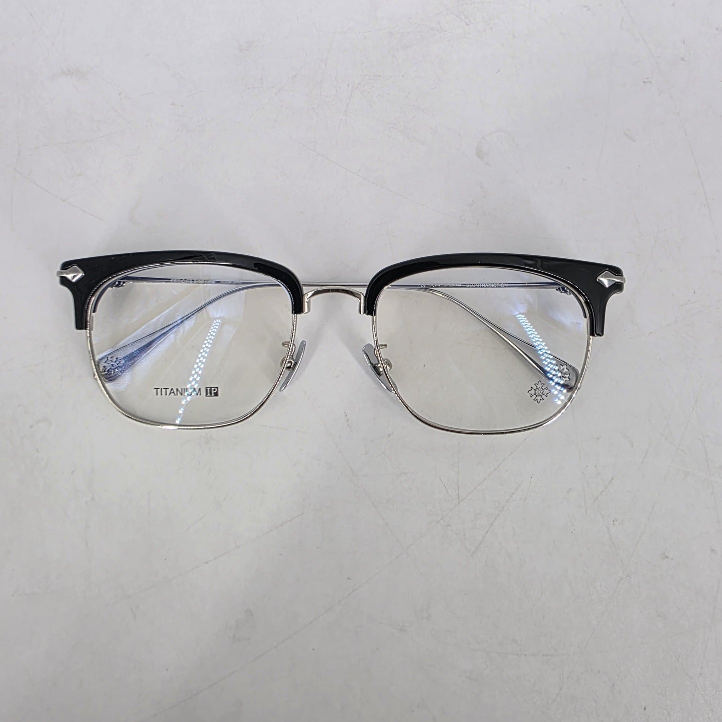 Chrome Hearts Titanium Club-Master Style Glasses