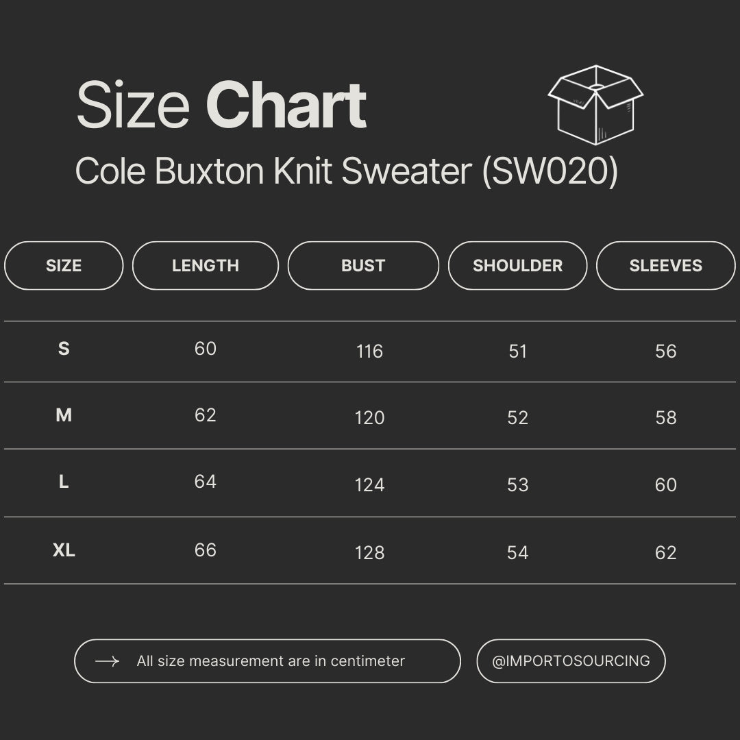 Cole Buxton Knit Sweater (SW020)