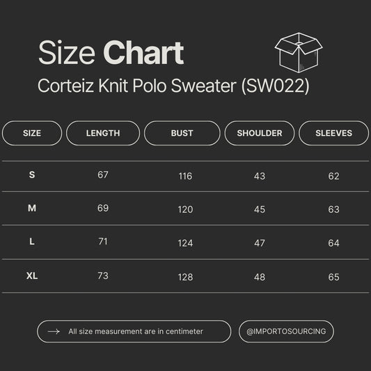Corteiz Knit Polo Sweater (SW022)