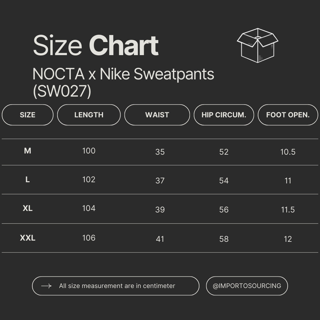 NOCTA x Nike Sweatpants (SW027)