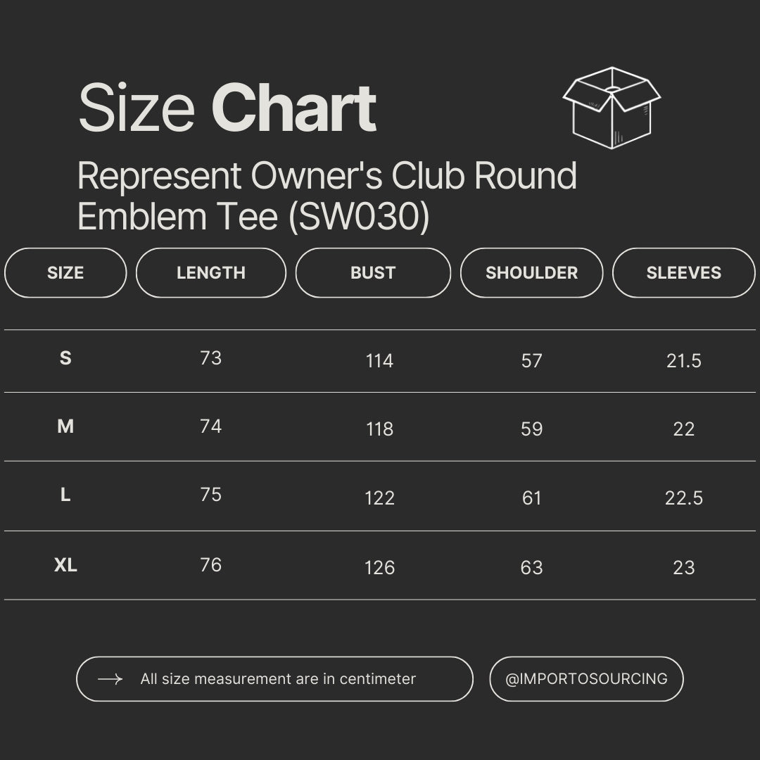 Represent Owner's Club Round Emblem Tee (SW030)