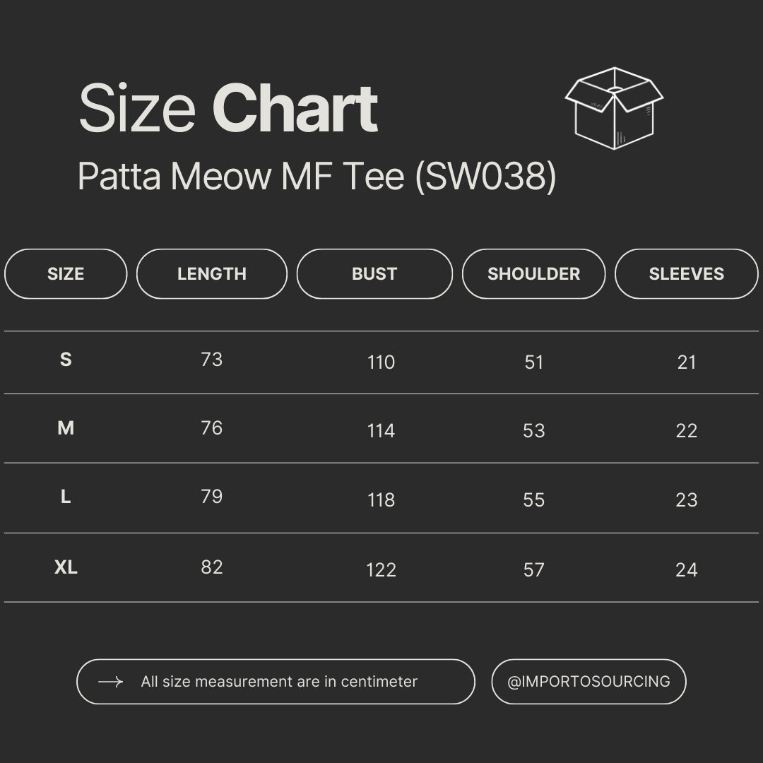 Patta Meow MF Tee (SW038)