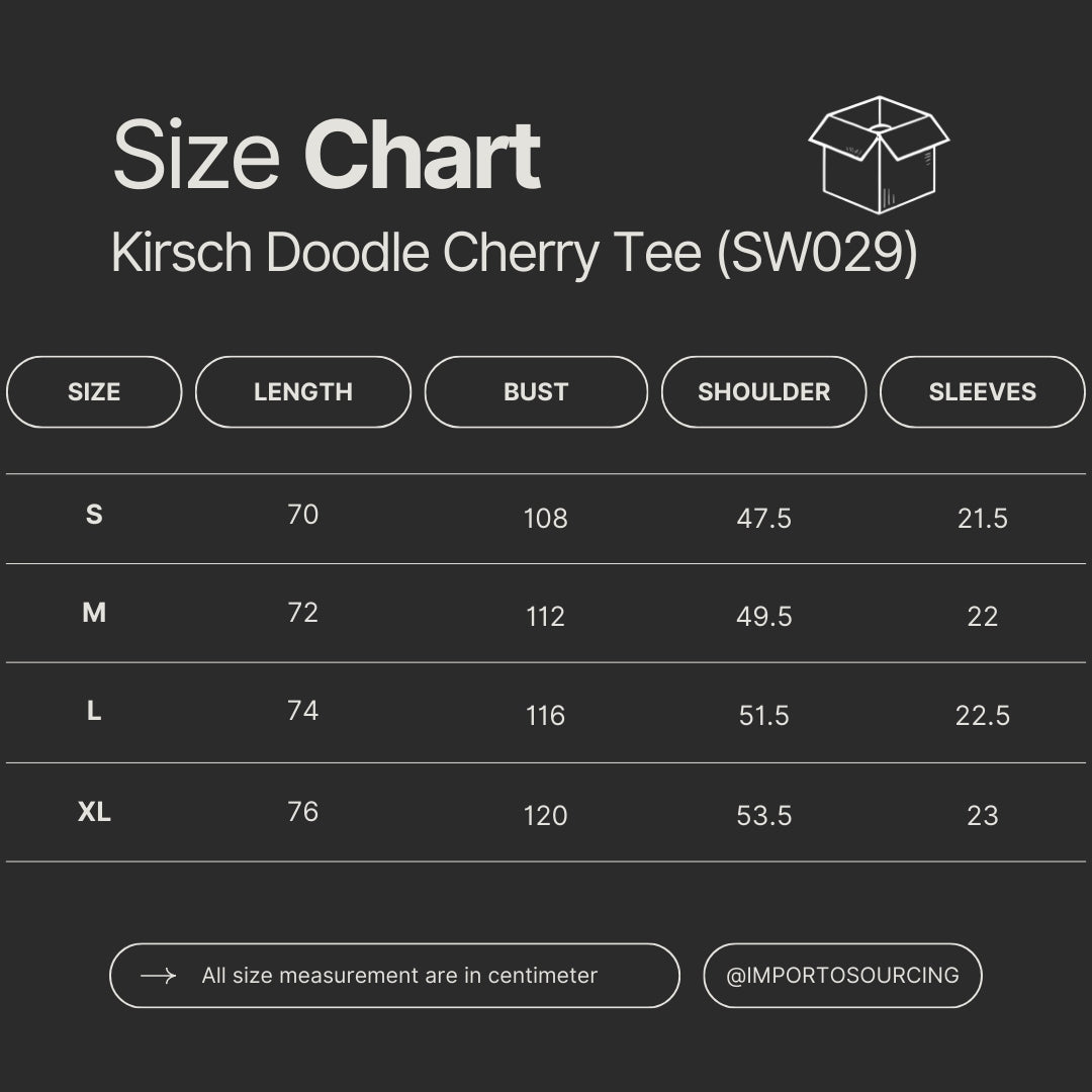 Kirsch Doodle Cherry Tee (SW029)