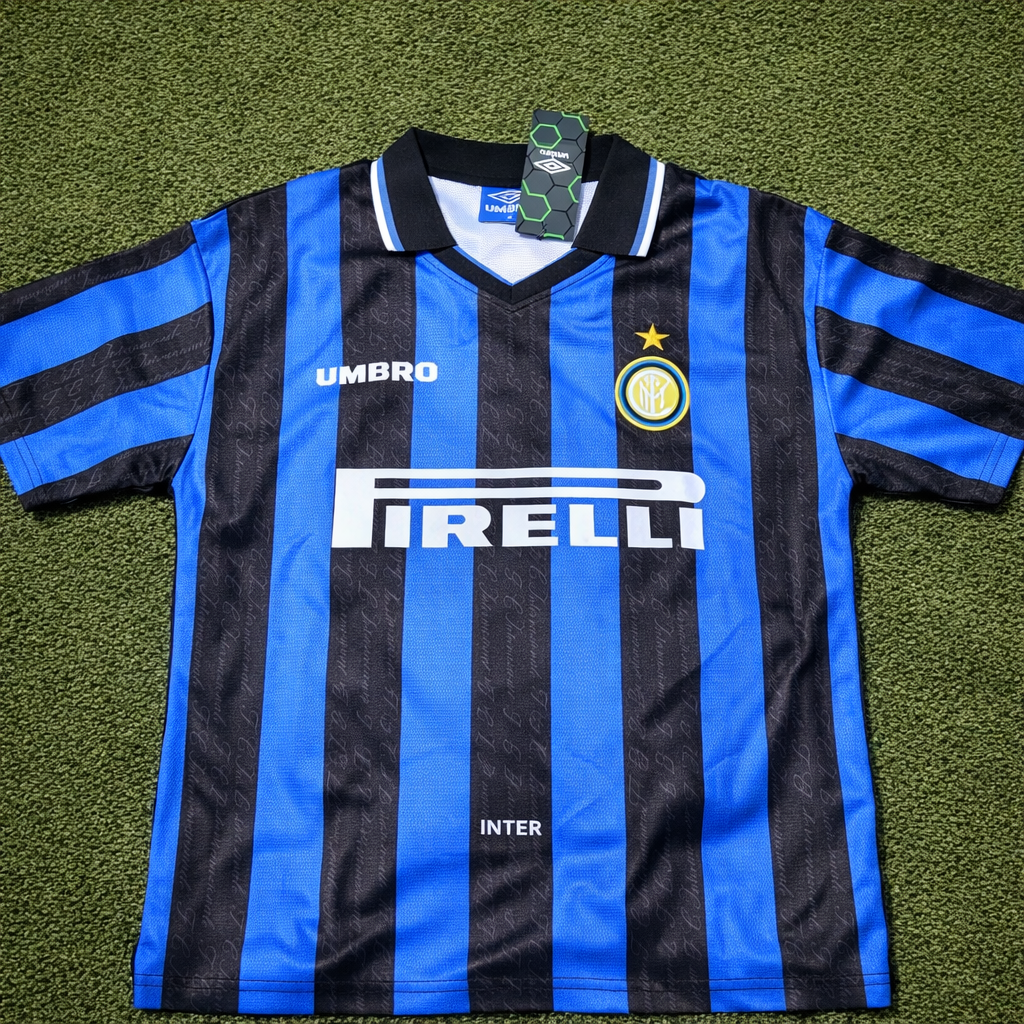 Inter Milan 97/98 Home Jersey (Umbro) - RONALDO 10
