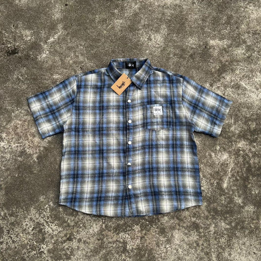 Stussy Shortsleeve Plaid Shirt (SW074)