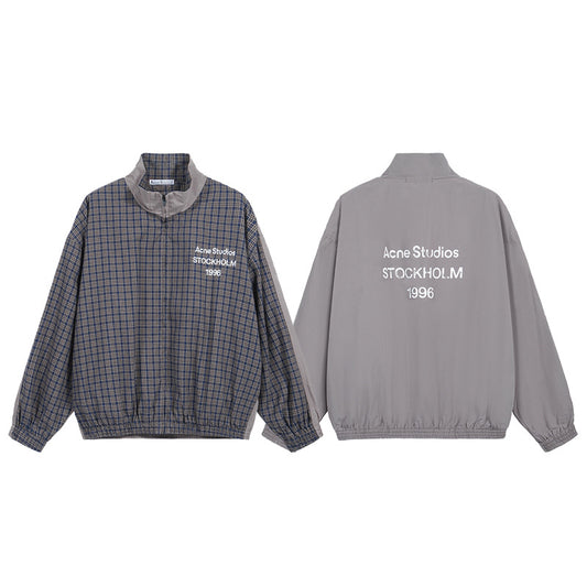 Acne Studios Plaid Zip-up Jacket (SW035)