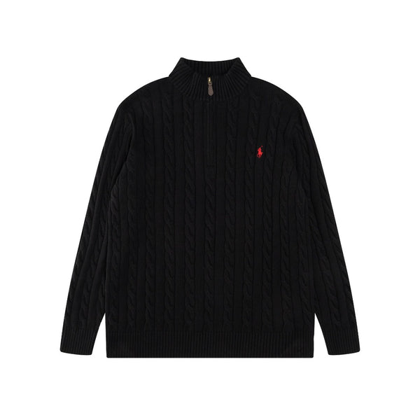 Polo Ralph Lauren Cable-Knit Quarter Zip Sweater (SW071)
