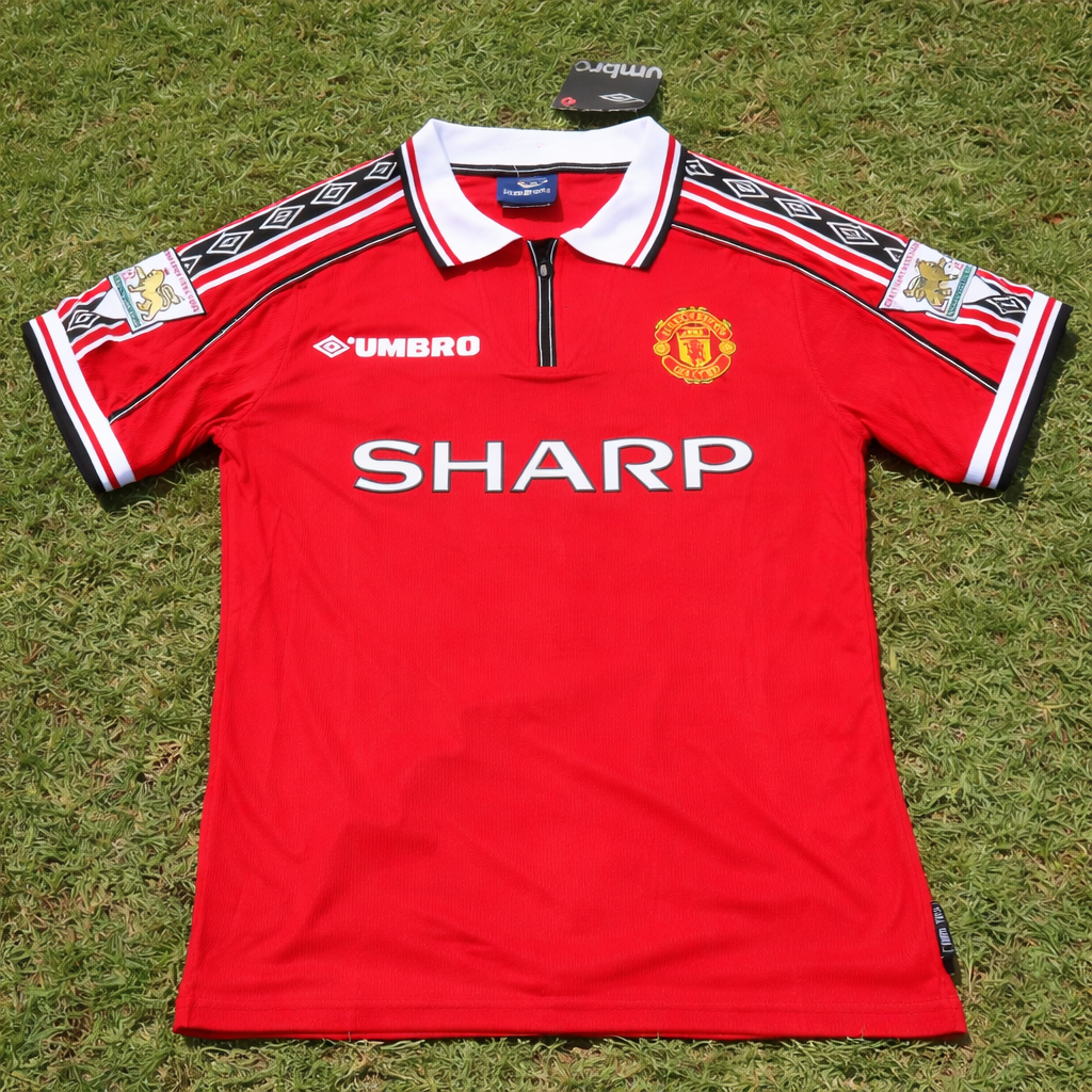 Manchester United 98/99 Home Jersey (Umbro) - BECKHAM 7
