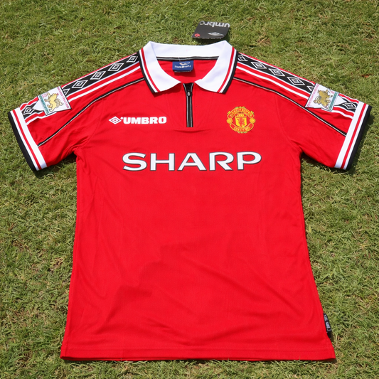 Manchester United 98/99 Home Jersey (Umbro) - BECKHAM 7