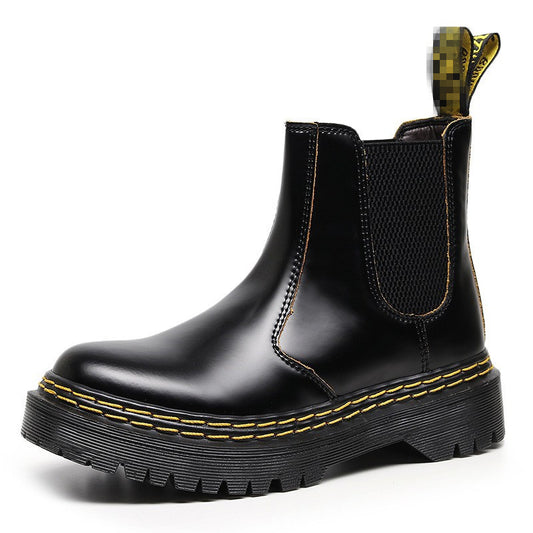 Dr Martens 2976 Double Stitch Quad Platform Boots (SW052)