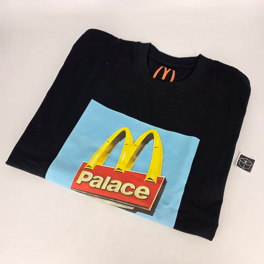 Palace x McDonald's Sign T-shirt - Black
