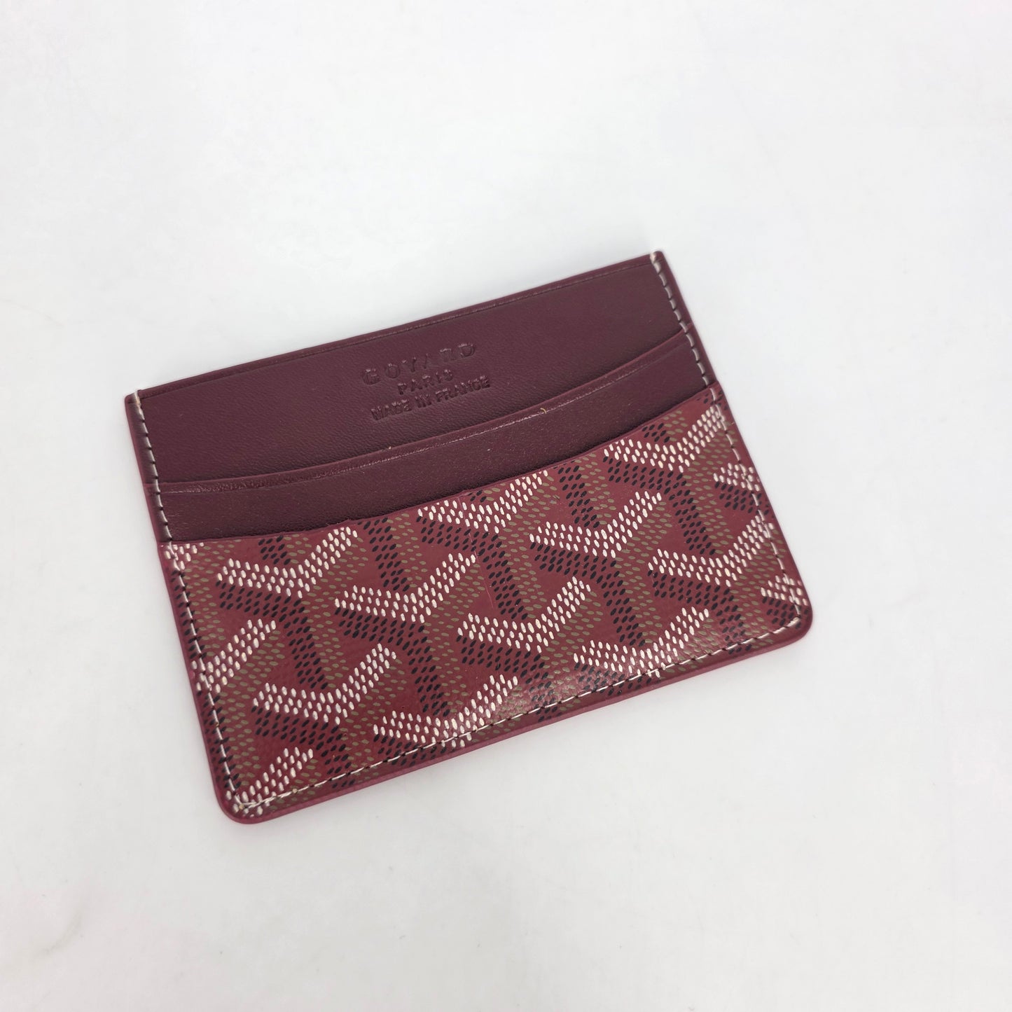 Goyard Saint Sulpice Cardholder - Bordeaux (Maroon)