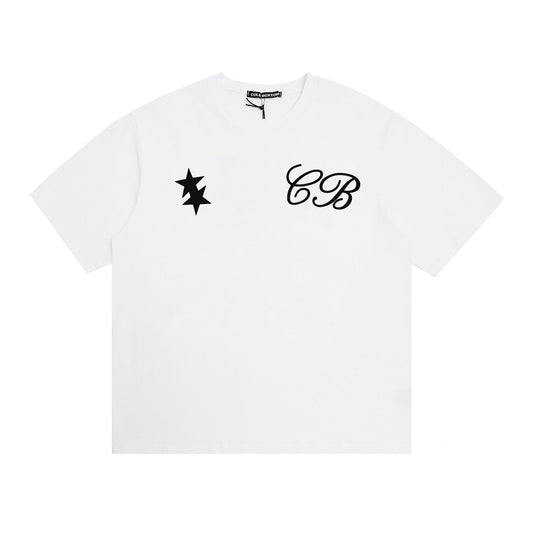 Cole Buxton Cursive 2 Star Tee (SW050)