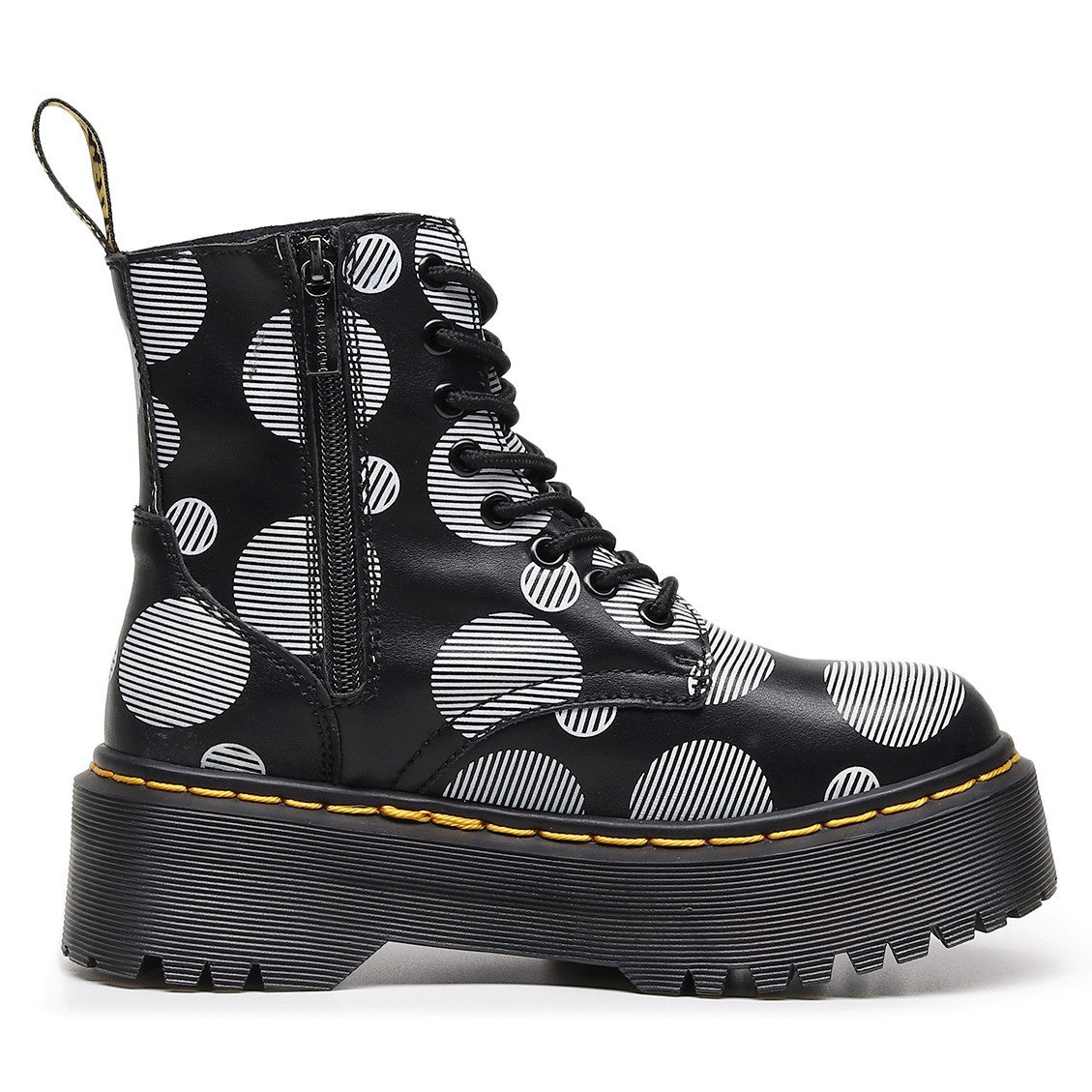 Dr Martens Jadon Polka Dot Platform Boots (SW060)