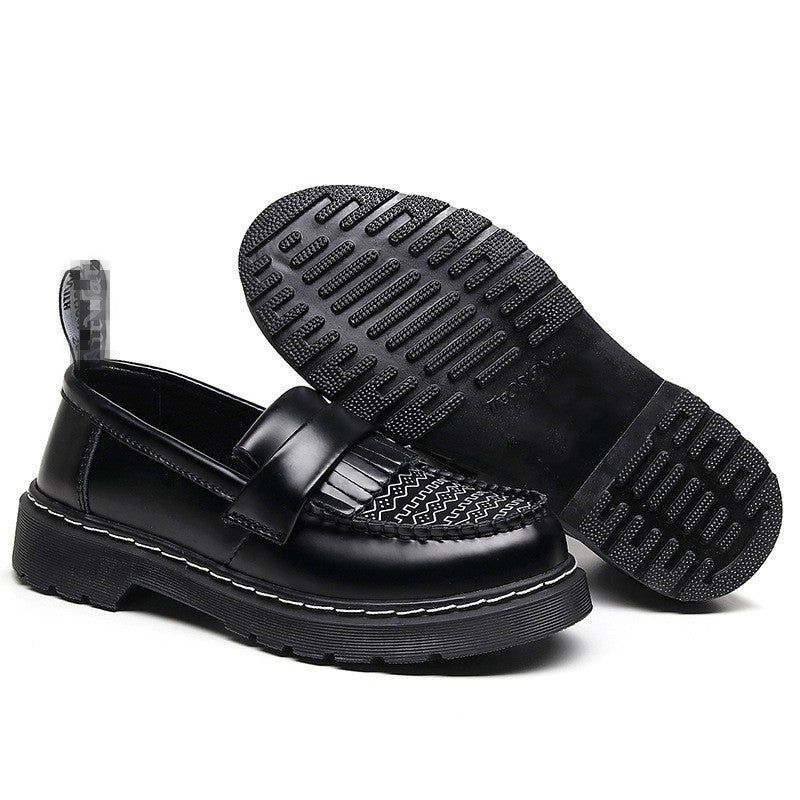 Dr Martens Tassel Loafer - Black & White (SW056)