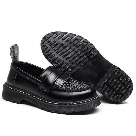Dr Martens Tassel Loafer - Black & White (SW056)