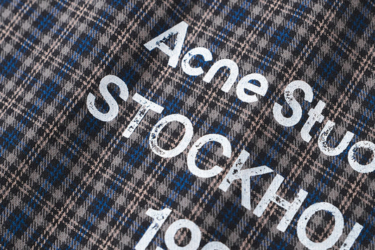 Acne Studios Plaid Zip-up Jacket (SW035)