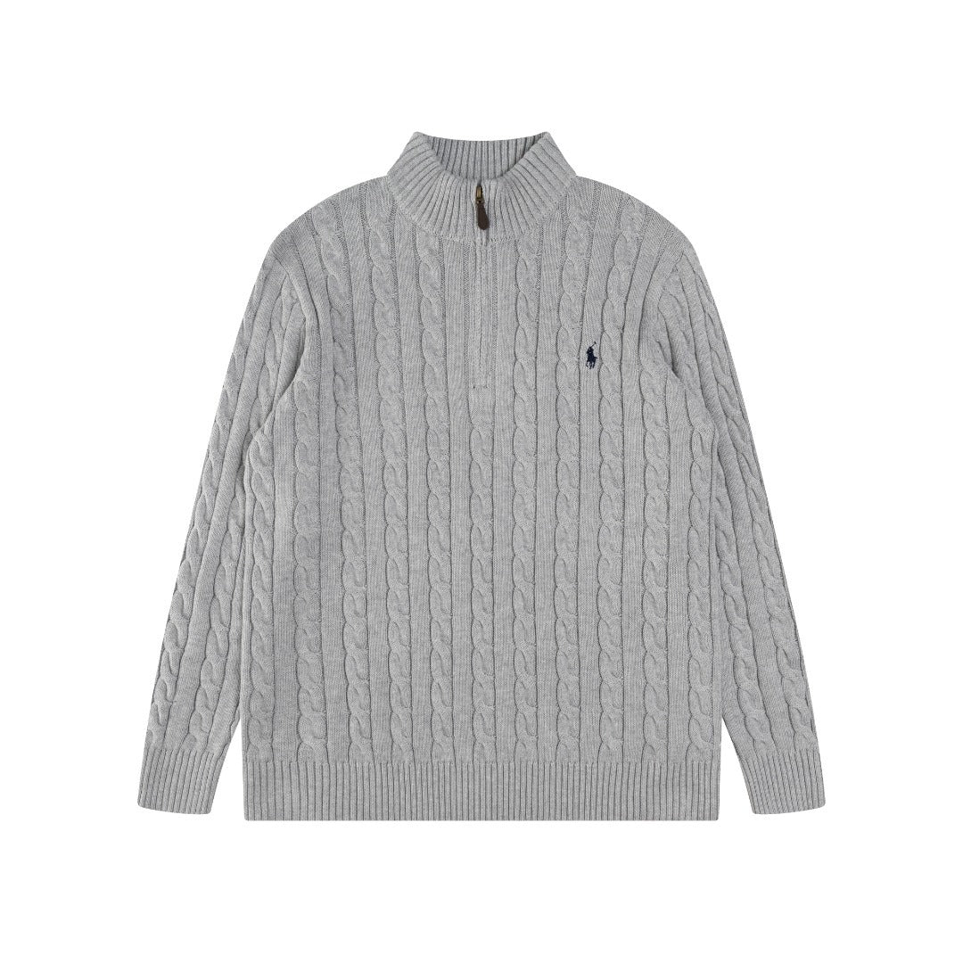 Polo Ralph Lauren Cable-Knit Quarter Zip Sweater (SW071)