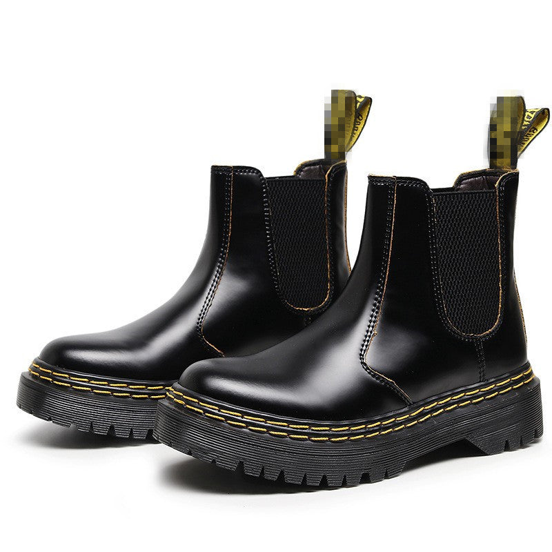 Dr Martens 2976 Double Stitch Quad Platform Boots (SW052)