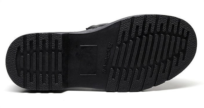 Dr Martens Tassel Loafer - Black & Red (SW057)