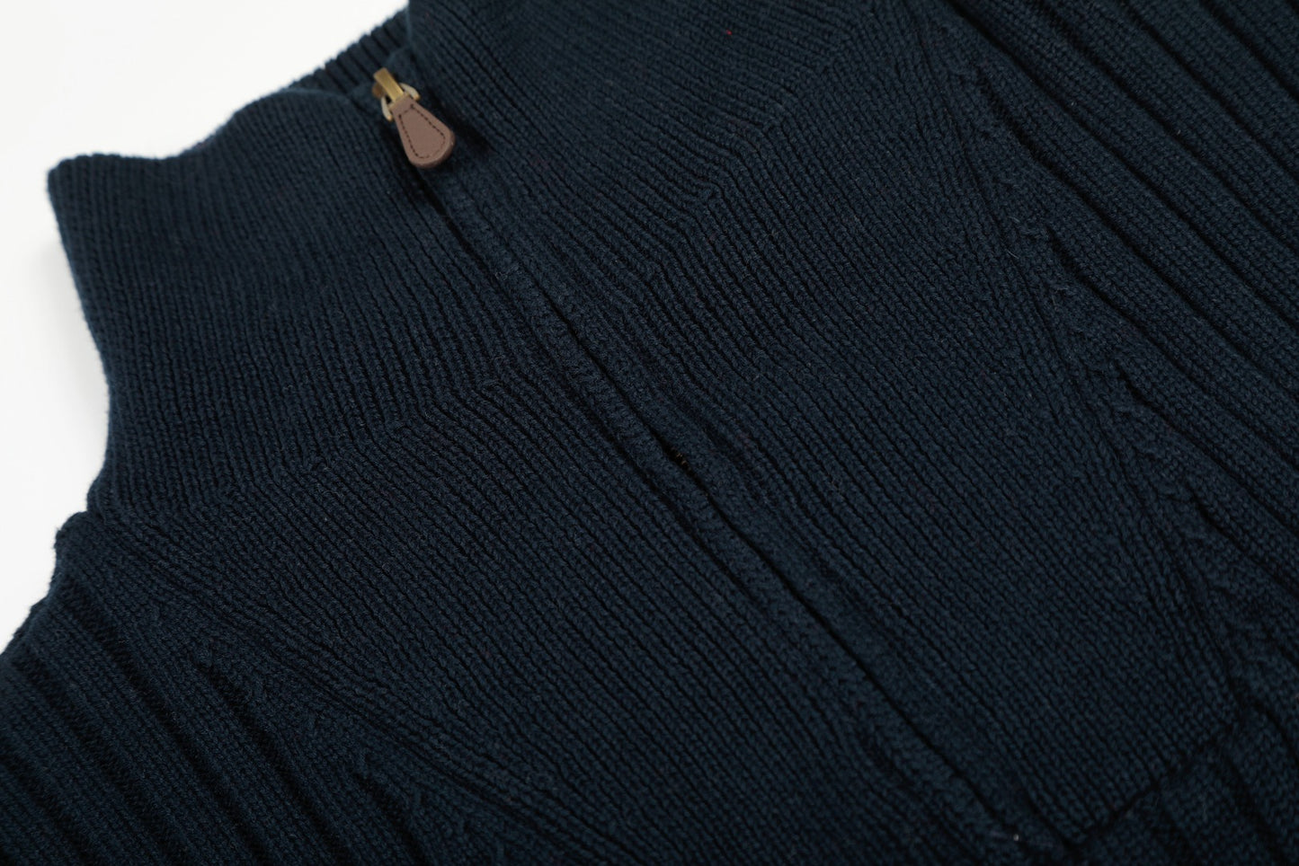 Polo Ralph Lauren Ribbed Wool Quarter Zip Sweater (SW068)
