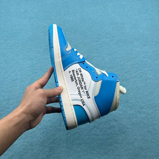 Off-White x Air Jordan 1 High UNC Blue (SW002)