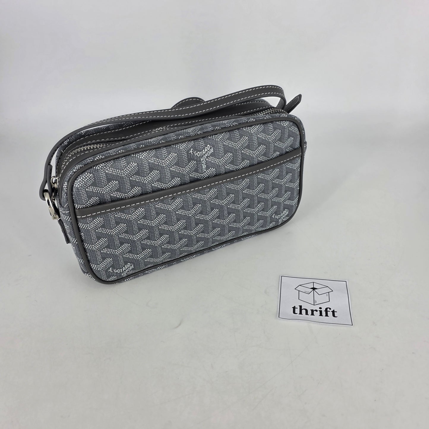Goyard Cap Vert Crossbody Bag - Grey