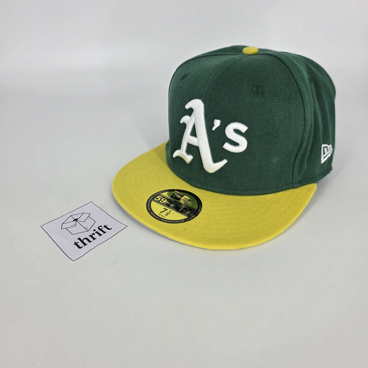 New Era 9FIFTY Oakland's Athletics Green & Yellow Cap (56.8 cm)