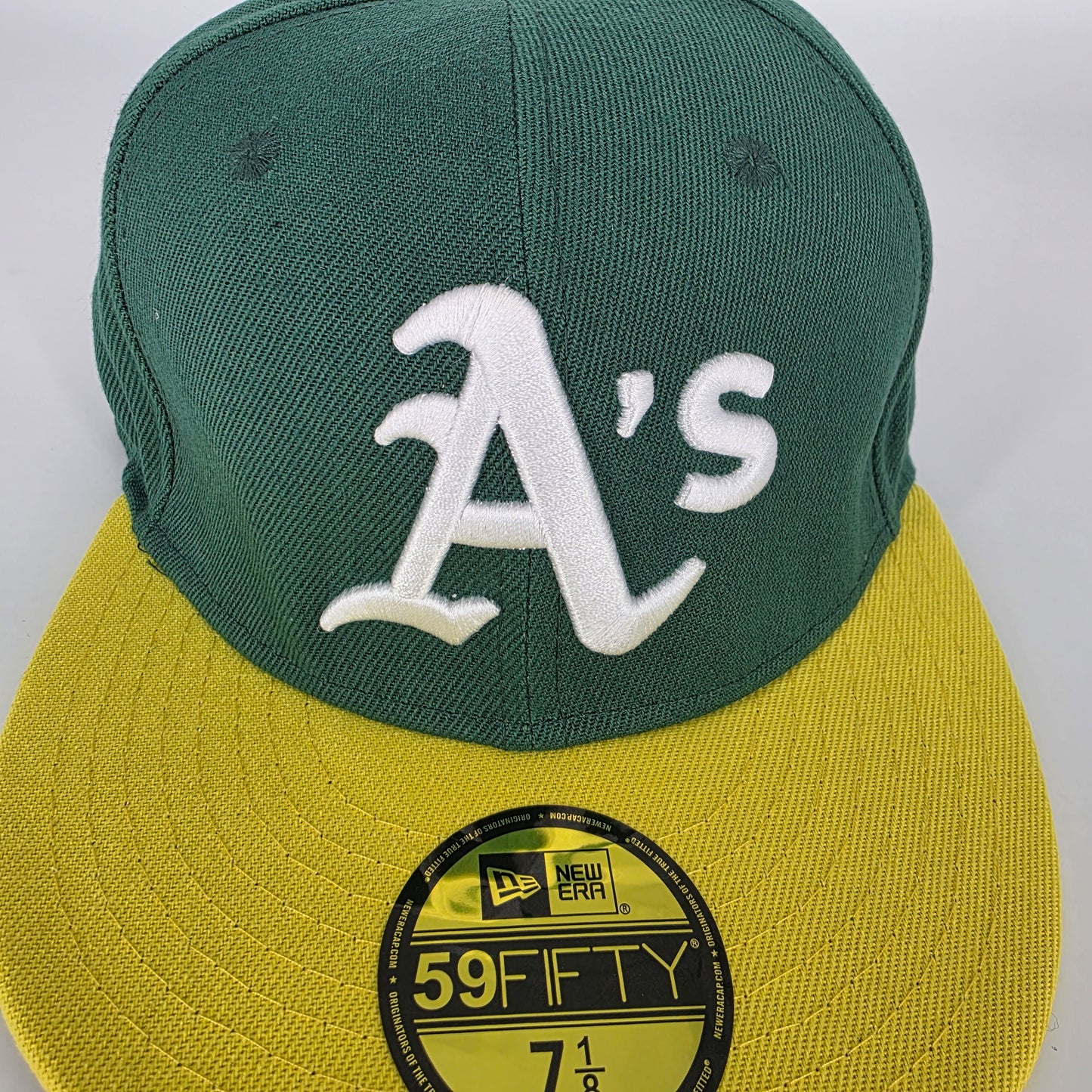 New Era 9FIFTY Oakland's Athletics Green & Yellow Cap (56.8 cm)