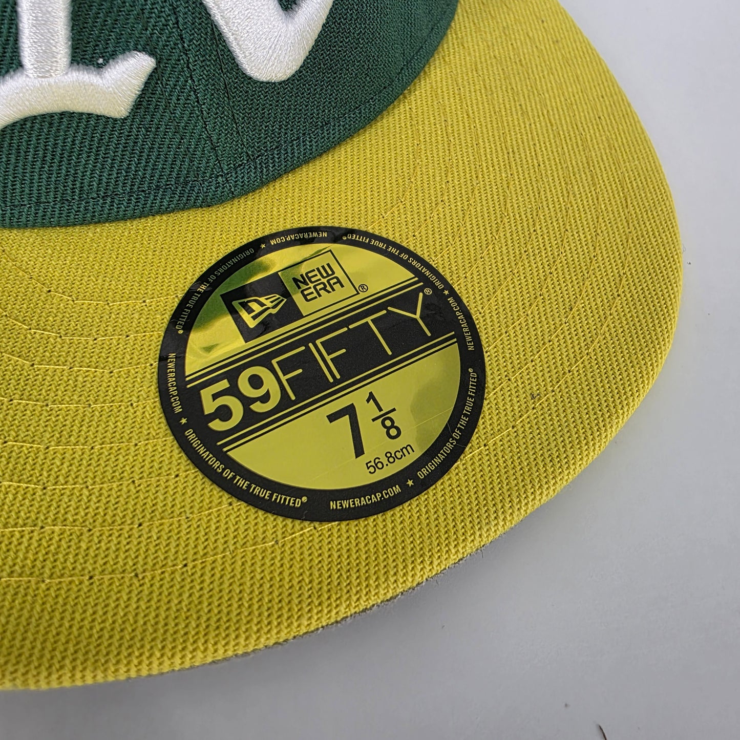 New Era 9FIFTY Oakland's Athletics Green & Yellow Cap (56.8 cm)