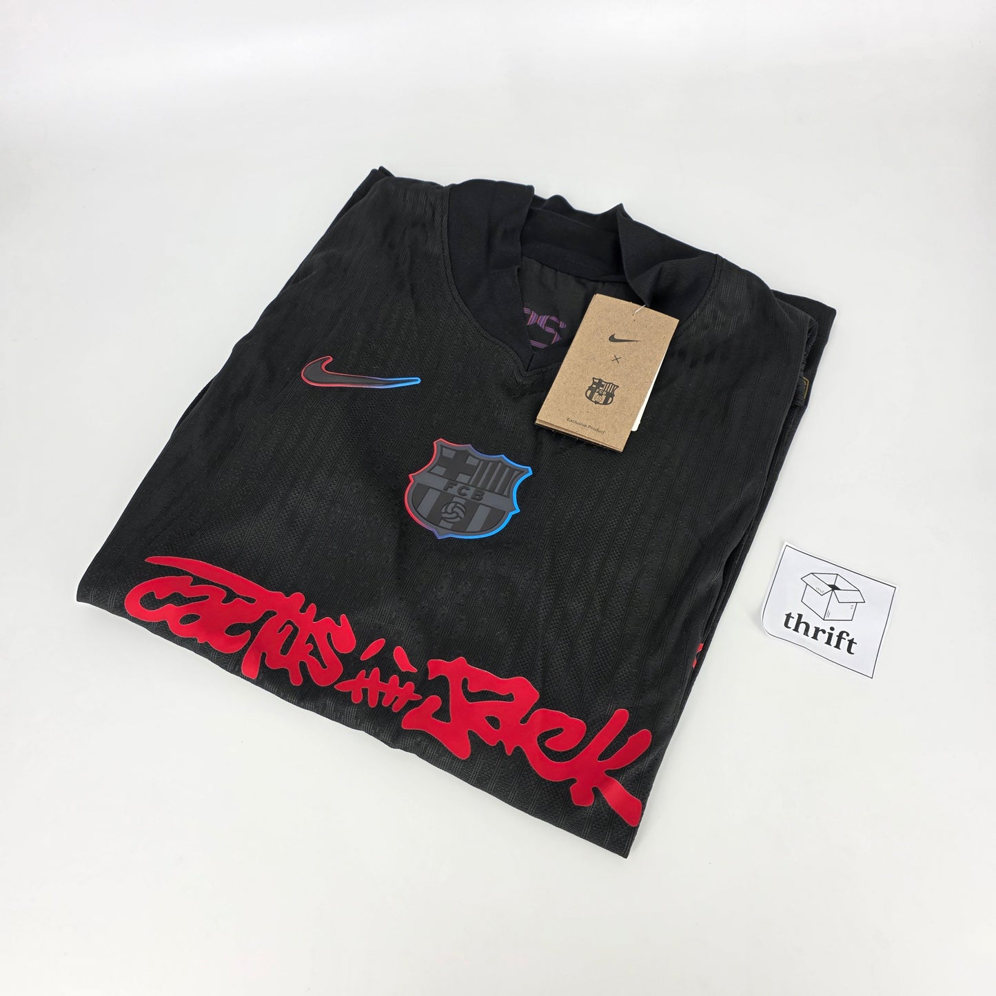 Travis Scott x Barcelona 24-25 Away Jersey (M, L) [Player Edition]
