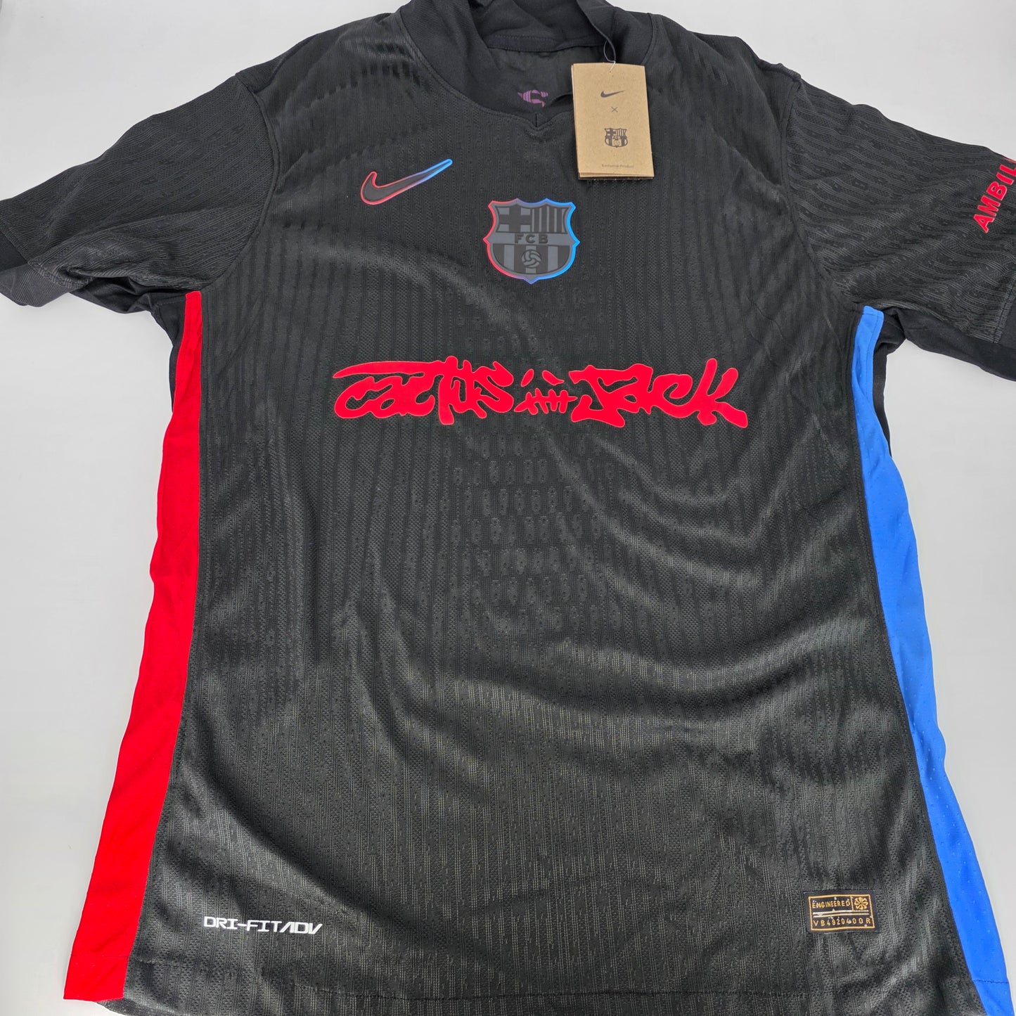 Travis Scott x Barcelona 24-25 Away Jersey (M, L) [Player Edition]