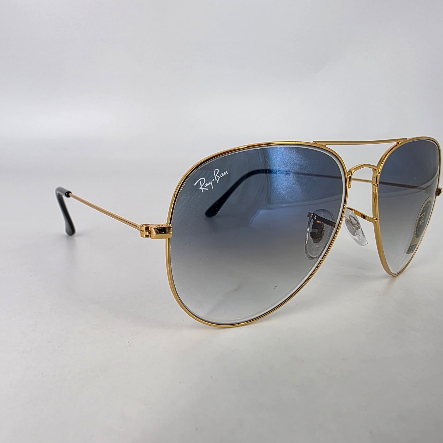 Ray-Ban Aviator Sunglasses - Gold & Blue