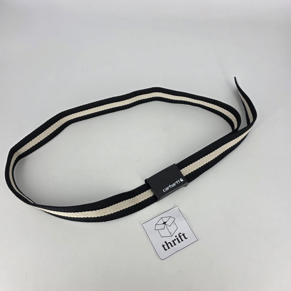 Carhartt Material Belt - Black & White Stripe