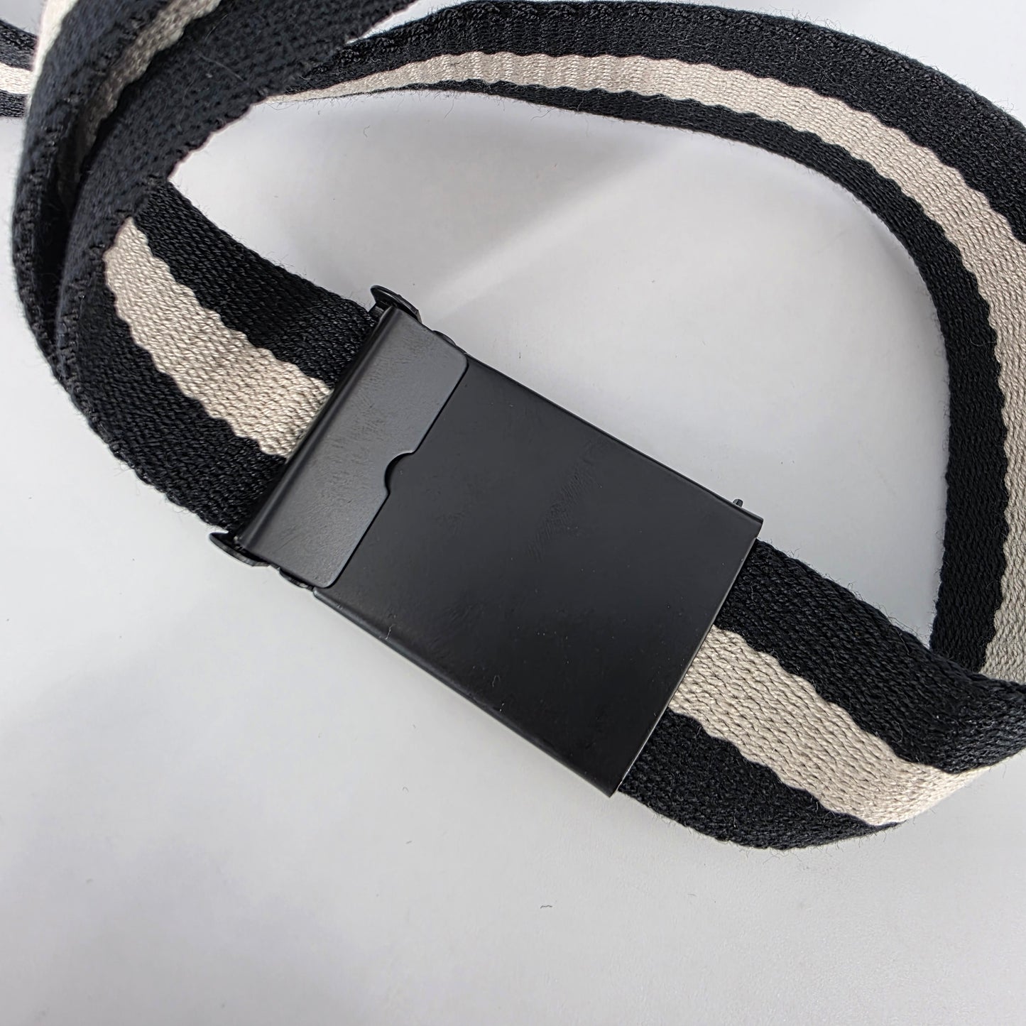 Carhartt Material Belt - Black & White Stripe
