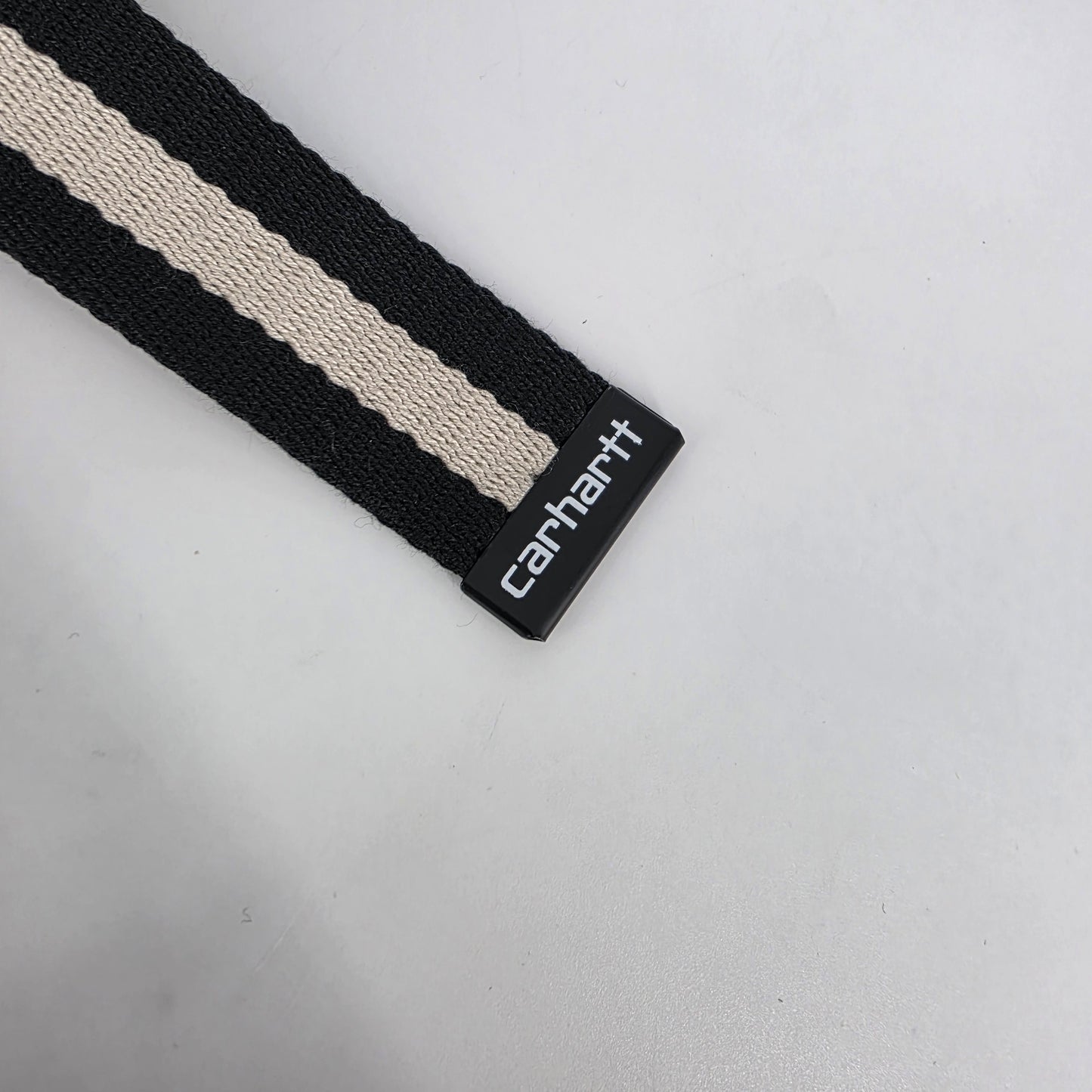Carhartt Material Belt - Black & White Stripe