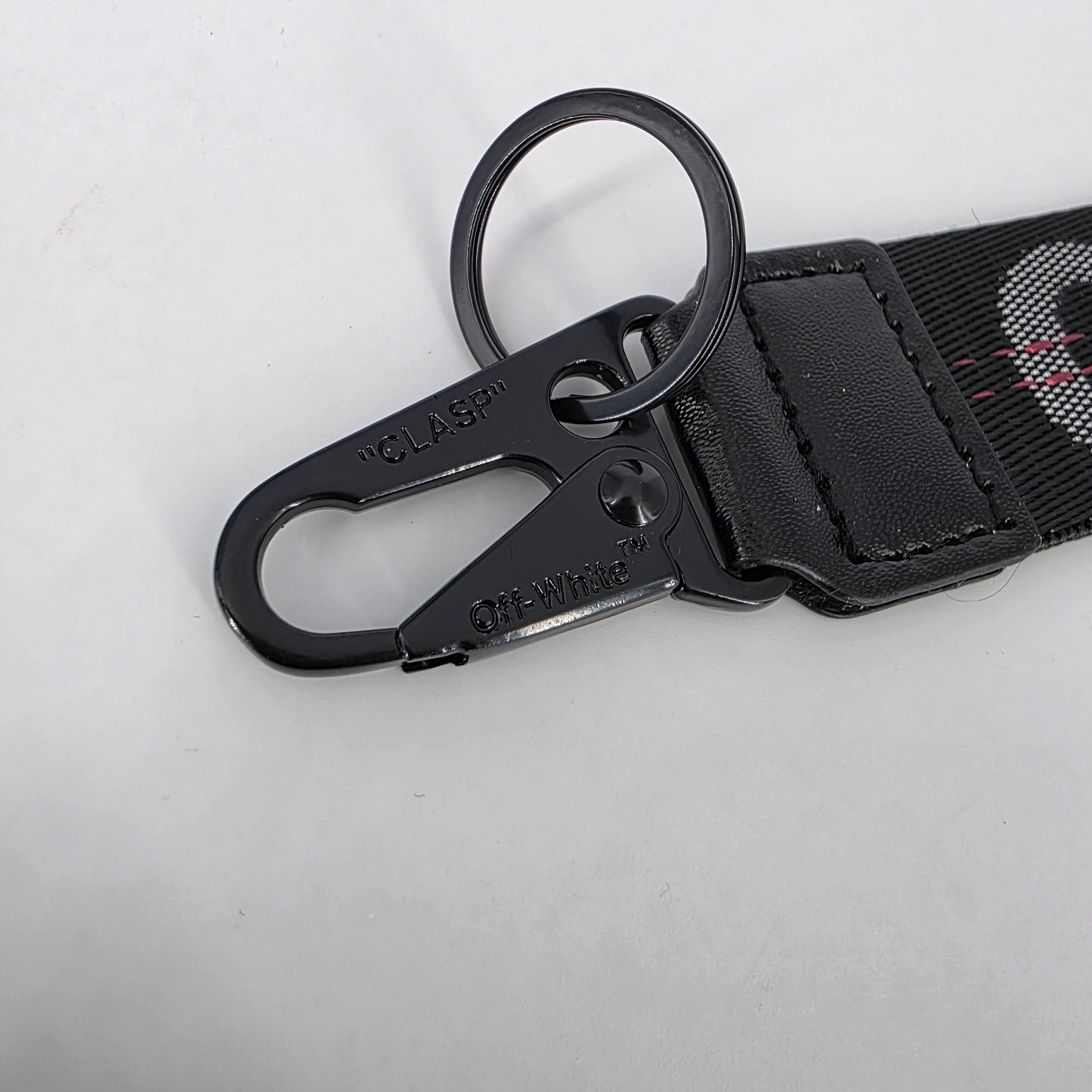 Off-White Belt Keychain - Black