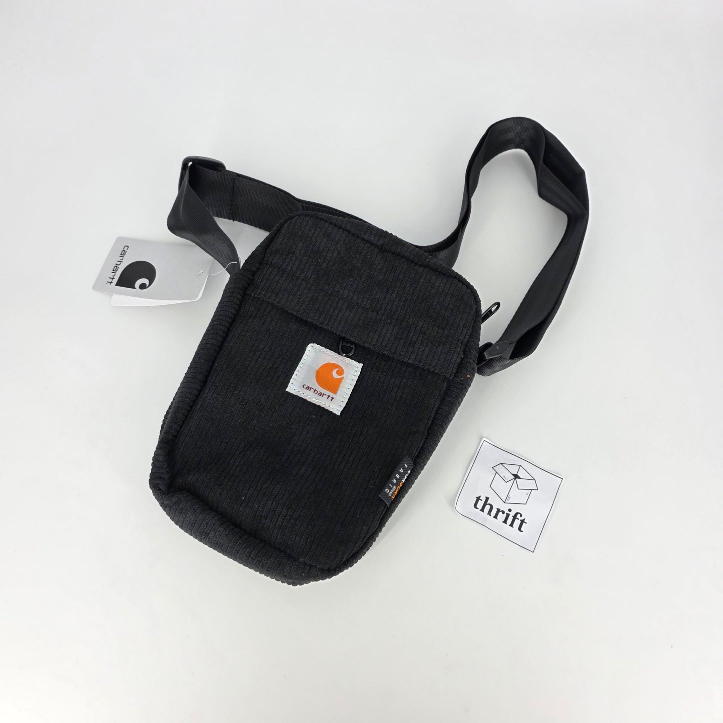 Carhartt WIP Cord Shoulder Bag - Black
