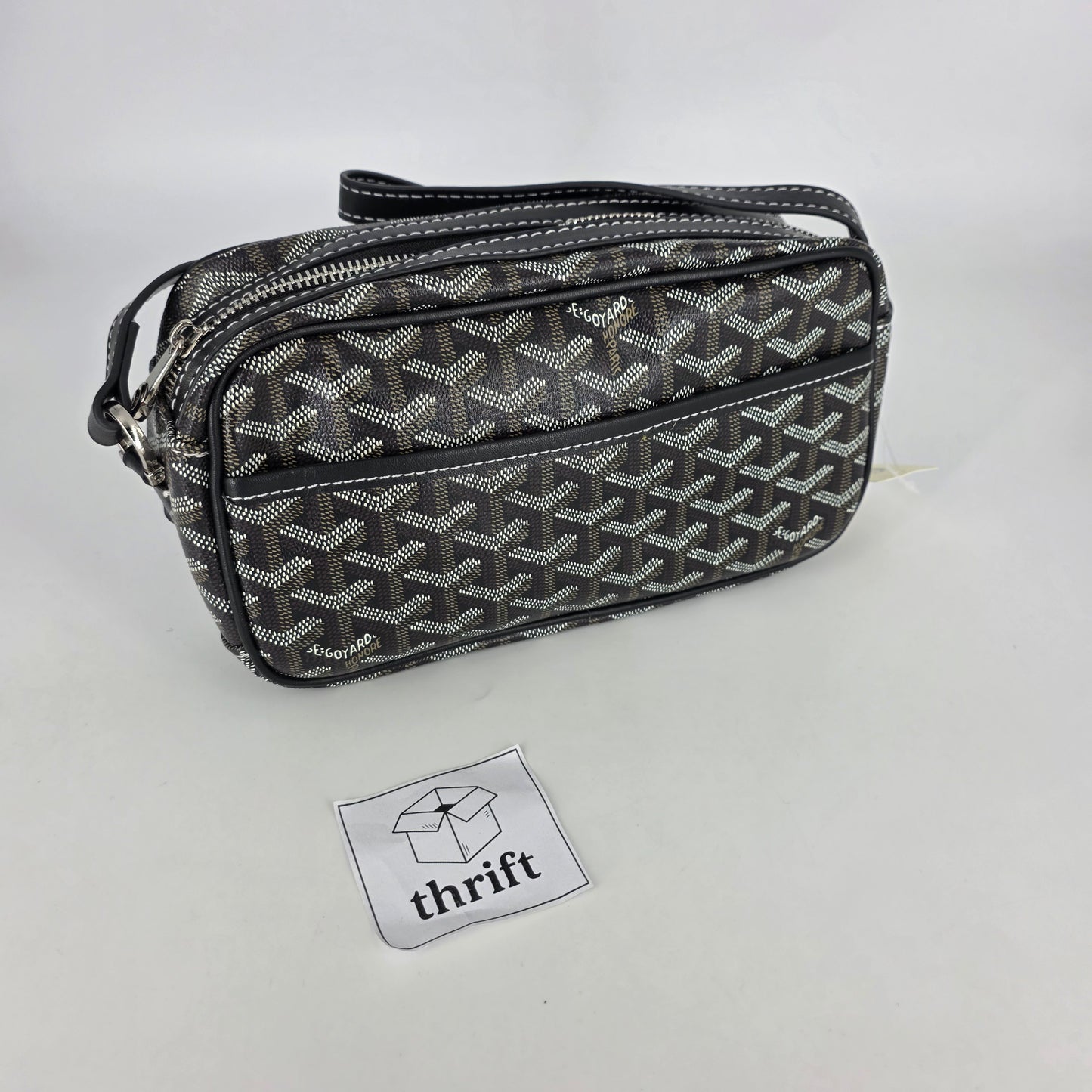Goyard Cap Vert Crossbody Bag - Black