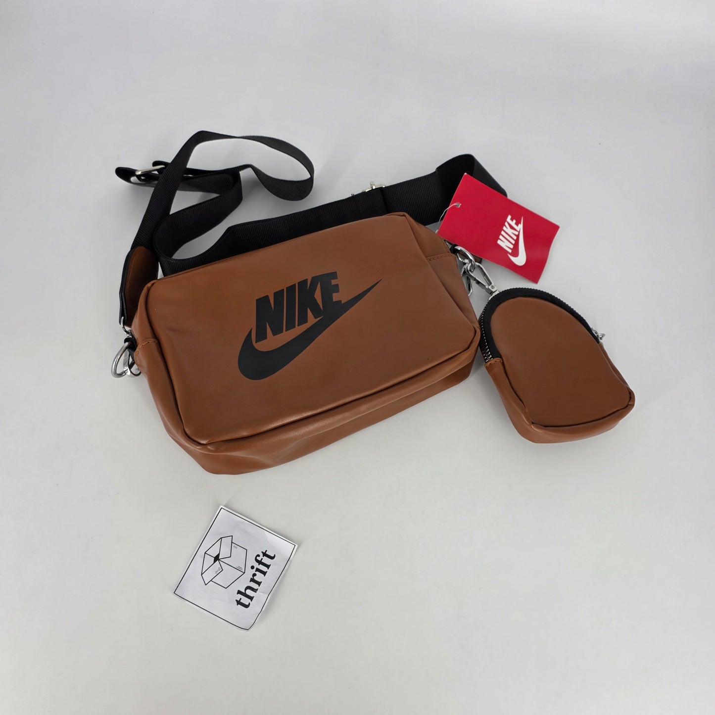 Nike Side Paddle Bag - Brown