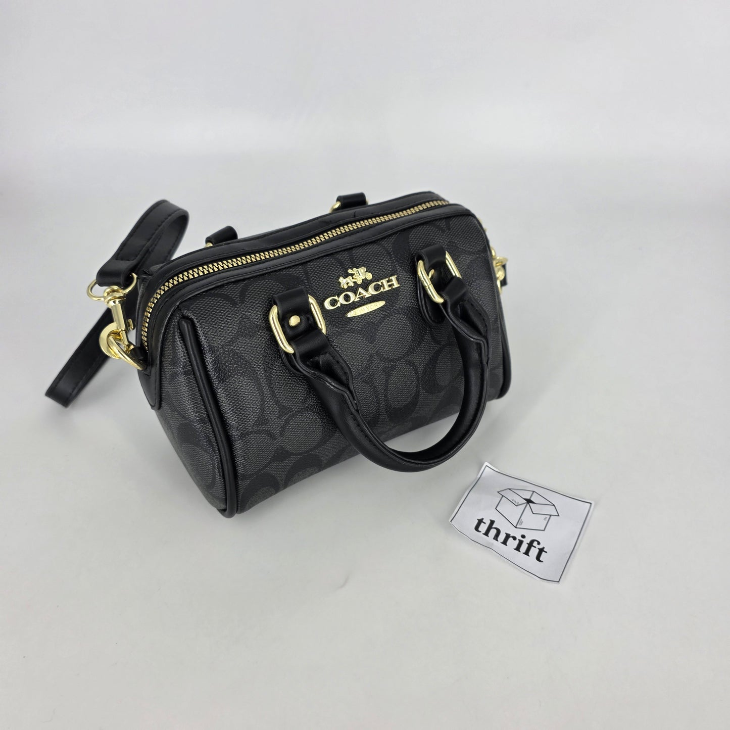Coach Mini Rowan Satchel - Black