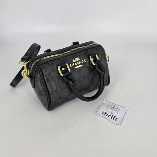 Coach Mini Rowan Satchel - Black