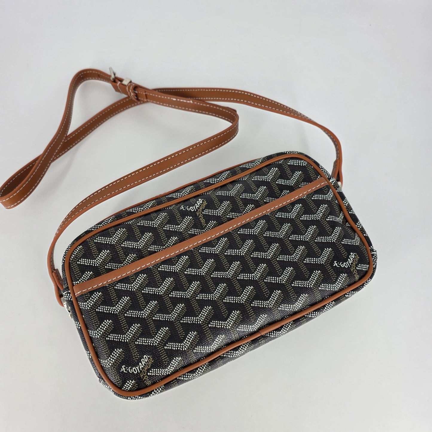 Goyard Cap Vert Crossbody Bag - Natural