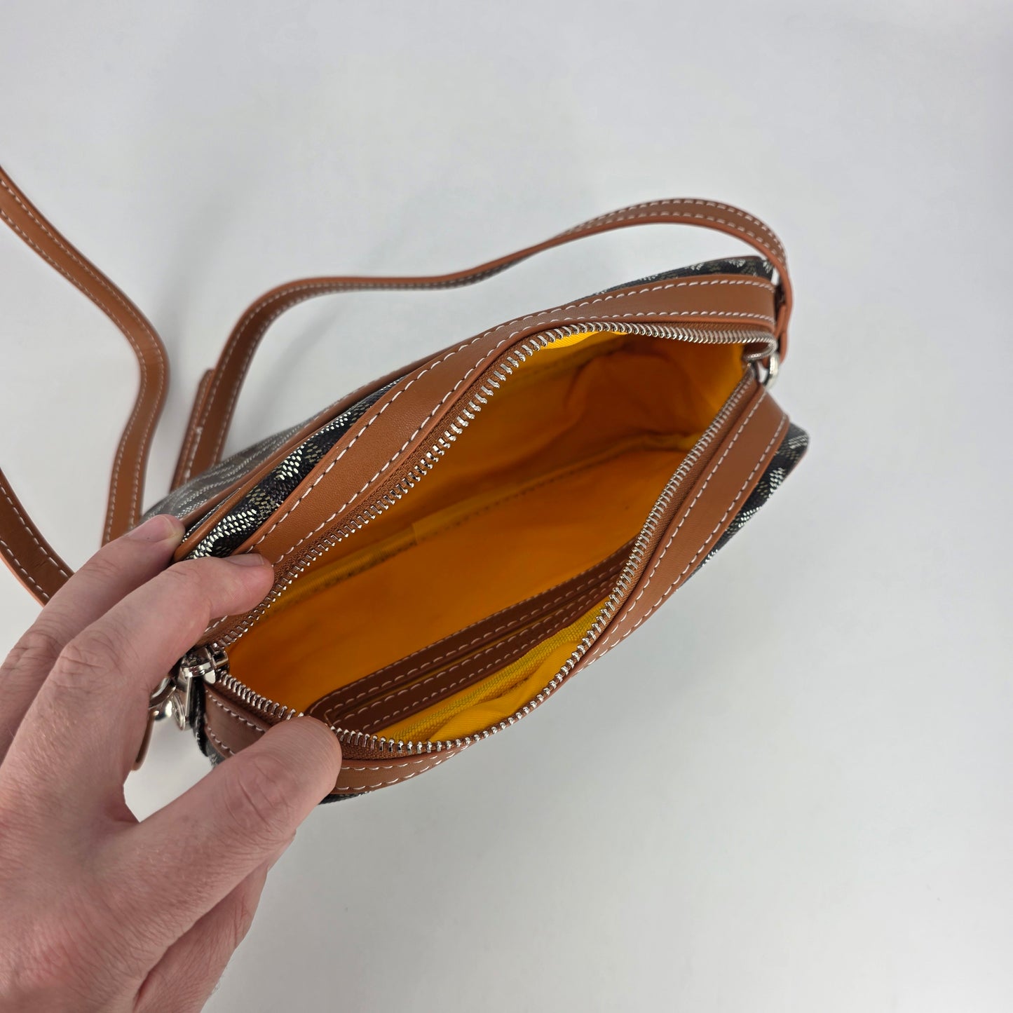 Goyard Cap Vert Crossbody Bag - Natural